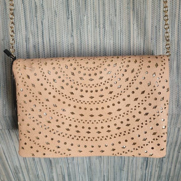 Street Level Handbags - NEW Street Level Crossbody Handbag Everyday Use Multiple Pockets Small Pink